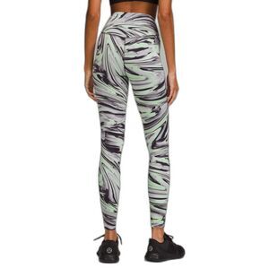 Lululemon Base Pace High-Rise Running Tight 28" Green Black Gray Leggings 12